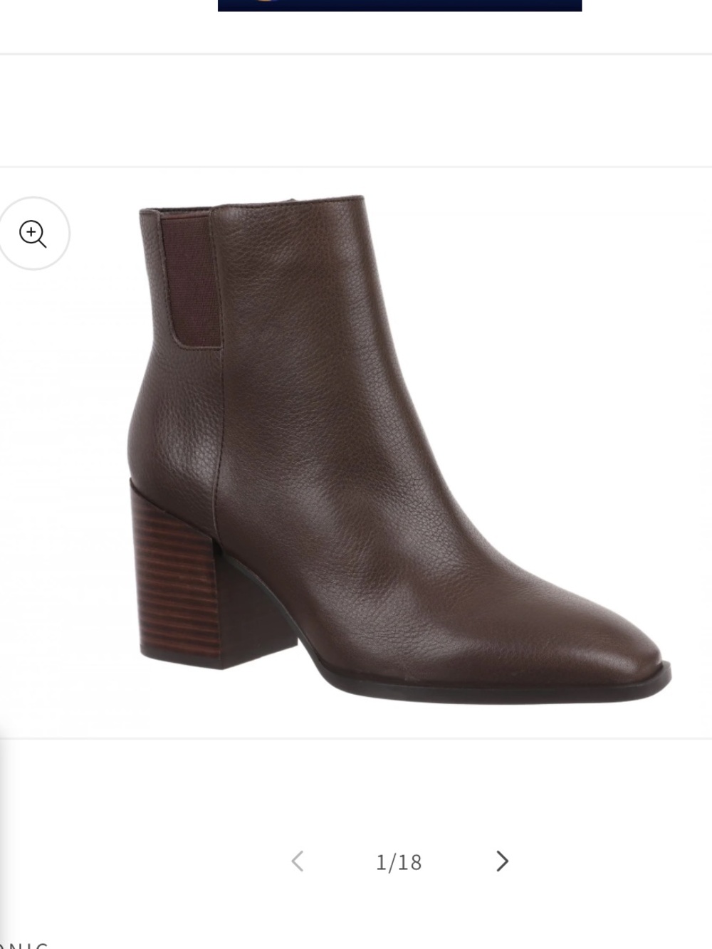 Vionic Vynn Block Heel Brown Boot